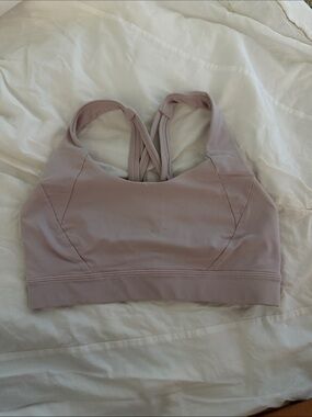 Lululemon Free to Be Elevated Baby Pink Bra Size 6